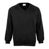 Coloursure™ v-neck sweatshirt Black