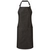 Cotton denim bib apron, organic and Fairtrade certified PR113 Black Denim