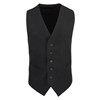 Lined polyester waistcoat Black
