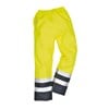 Portwest 300D Abrasion Resistant Hi-Vis Two Tone Traffic Trousers -Yellow