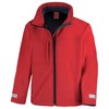 Junior classic softshell 3-layer jacket Red