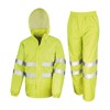 High-viz waterproof suit Yellow