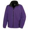 Printable softshell jacket Purple / Black
