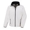 Printable softshell jacket White/ Black