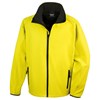 Printable softshell jacket Yellow / Black