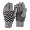 Pattern Thinsulate™ glove Grey/ Black