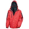 3-in-1 journey jacket with softshell inner Red / Black