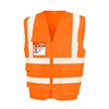Result Safe-Guard Heavy duty polycotton security vest R477X Fluorescent Orange