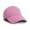 Herringbone cap with sandwich peak Pink / White