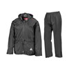 Heavyweight waterproof jacket/trouser suit Black