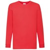 Kids long sleeve valueweight tee Red