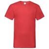 Valueweight v-neck tee Red