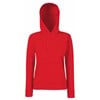 Classic 80/20 lady-fit hooded sweatshirt Red