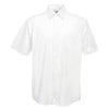 Poplin short sleeve shirt White