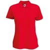 Lady-fit 65/35 polo Red