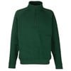 Classic 80/20 zip neck sweatshirt Bottle Green