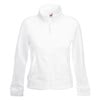 Premium 70/30 lady-fit sweatshirt jacket White