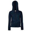 Premium 70/30 lady-fit hooded sweatshirt jacket Deep Navy