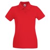 Lady-fit premium polo Red
