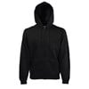 Premium 70/30 hooded sweatshirt jacket Black