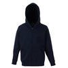 Premium 70/30 kids hooded sweatshirt jacket Deep Navy