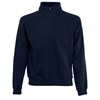 Premium 70/30 zip neck sweatshirt Deep Navy