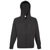 Lightweight hooded sweatshirt jacket Light Graphite