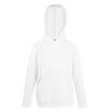 Kids lightweight hooded sweatshirt White