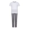 Kids long pyjamas TC059 White/ Heather Grey