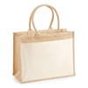 Westford Mill Cotton Pocket Jute Shopper Bag WM427