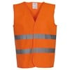 Hi-vis 2-band waistcoat (HVW102) Orange