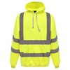 Hi-vis pull-over hoodie (HVK05) Yellow