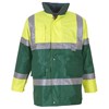 Hi-vis contrast jacket (HVP303) Yellow/ Paramedic Green