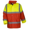 Hi-vis contrast jacket (HVP303) Yellow/ Red