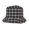 Check bucket hat (5003C) YP198 Black/Grey