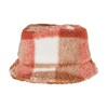 Sherpa check bucket hat (5003SC) YP205 White Sand/Toffee