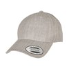 Premium curved visor snapback cap (6789M) YP240 Heather Grey