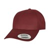 Premium curved visor snapback cap (6789M) YP240 Maroon