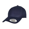 Premium curved visor snapback cap (6789M) YP240 Navy