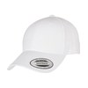 Premium curved visor snapback cap (6789M) YP240 White