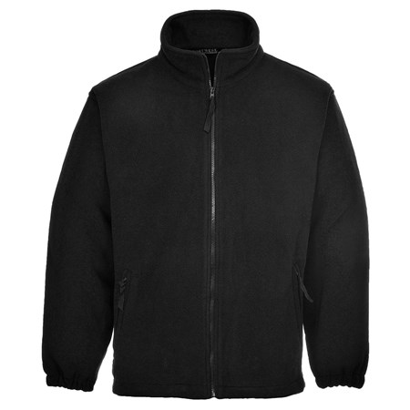 Portwest Aran Full Zip Lined Collar Fleece Jacket