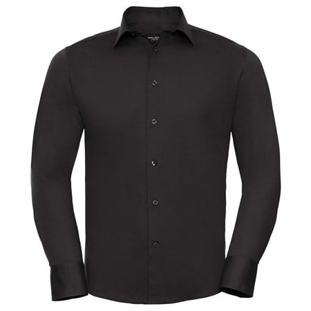 Result Mens Easycare Long Sleeved Fitted Shirt