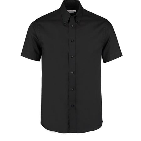 Kustom Kit Tailored fit premium Oxford shirt short sleeve