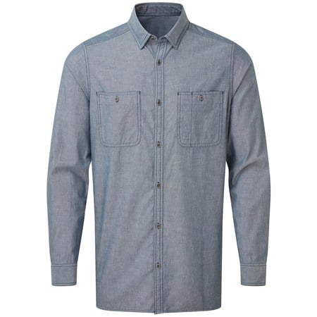 Premier Men’s Chambray shirt, organic and Fairtrade certified