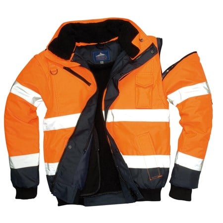 Portwest 3 in 1 High Visibility Contrast Bomber Jacket