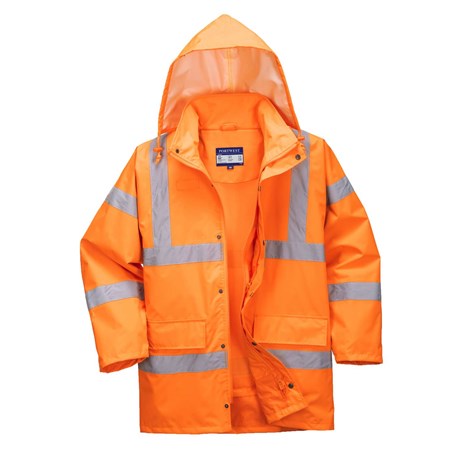 Portwest 300D Abrasion Rail Industry Hi-Vis Breathable Jacket