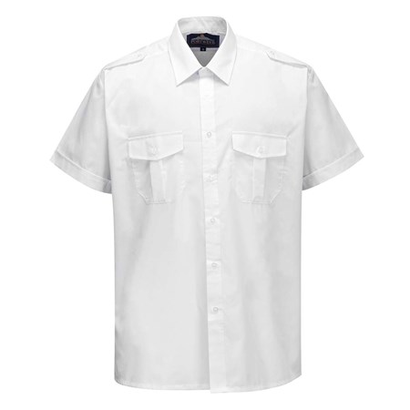 Portwest Cotton Rich Short Sleeve Pilot Shirt
