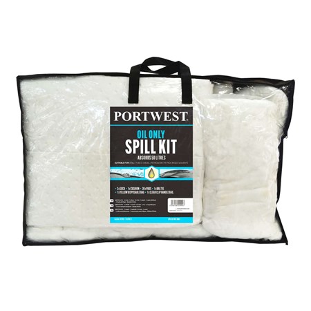 Portwest Spill Range 50L Oil Spill Only Kit