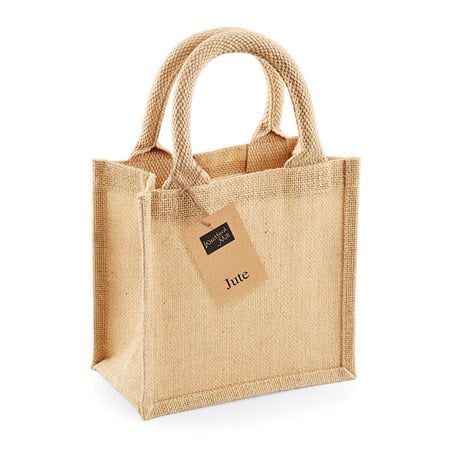 Westford Mill Cotton Handle Jute Petite Gift Bag