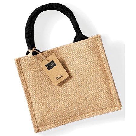 Westford Mill Laminated Jute Mini Gift Bag